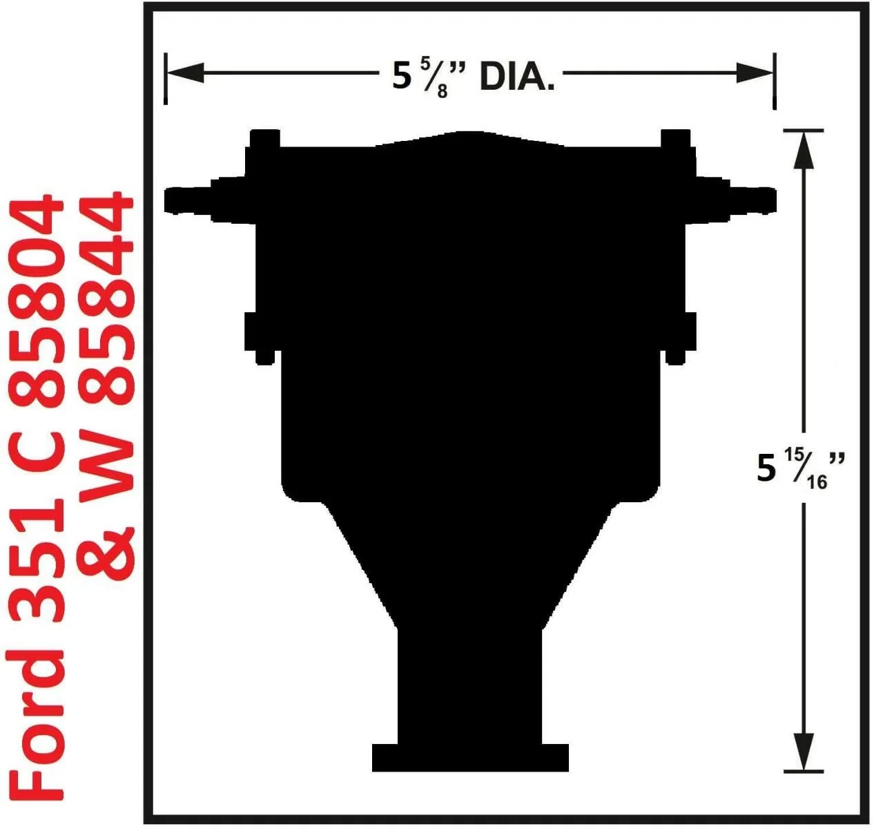 Ford 351C - 460 Crab Cap Distributor - 85804